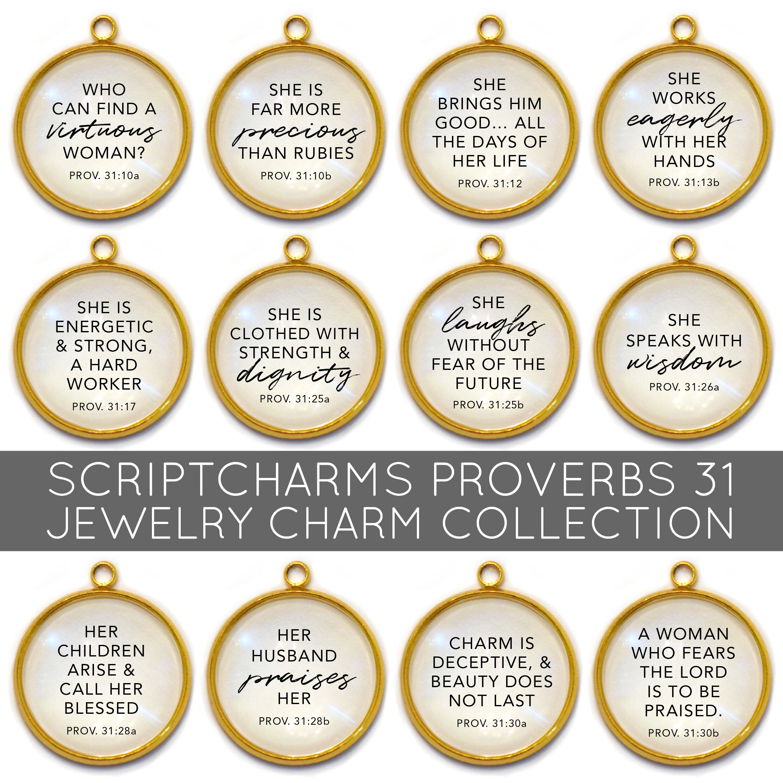ScriptCharms bulk Scripture Charms