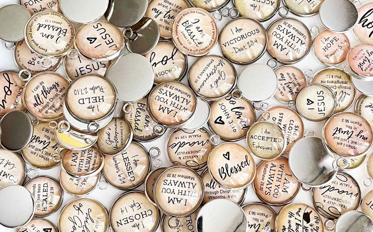 Bulk Assorted Christian & Scripture Charms