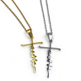 Faith Cross Necklace - Golden Stainless Steel Pendant Necklace