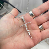 Faith Cross Necklace - Stainless Steel Pendant Necklace