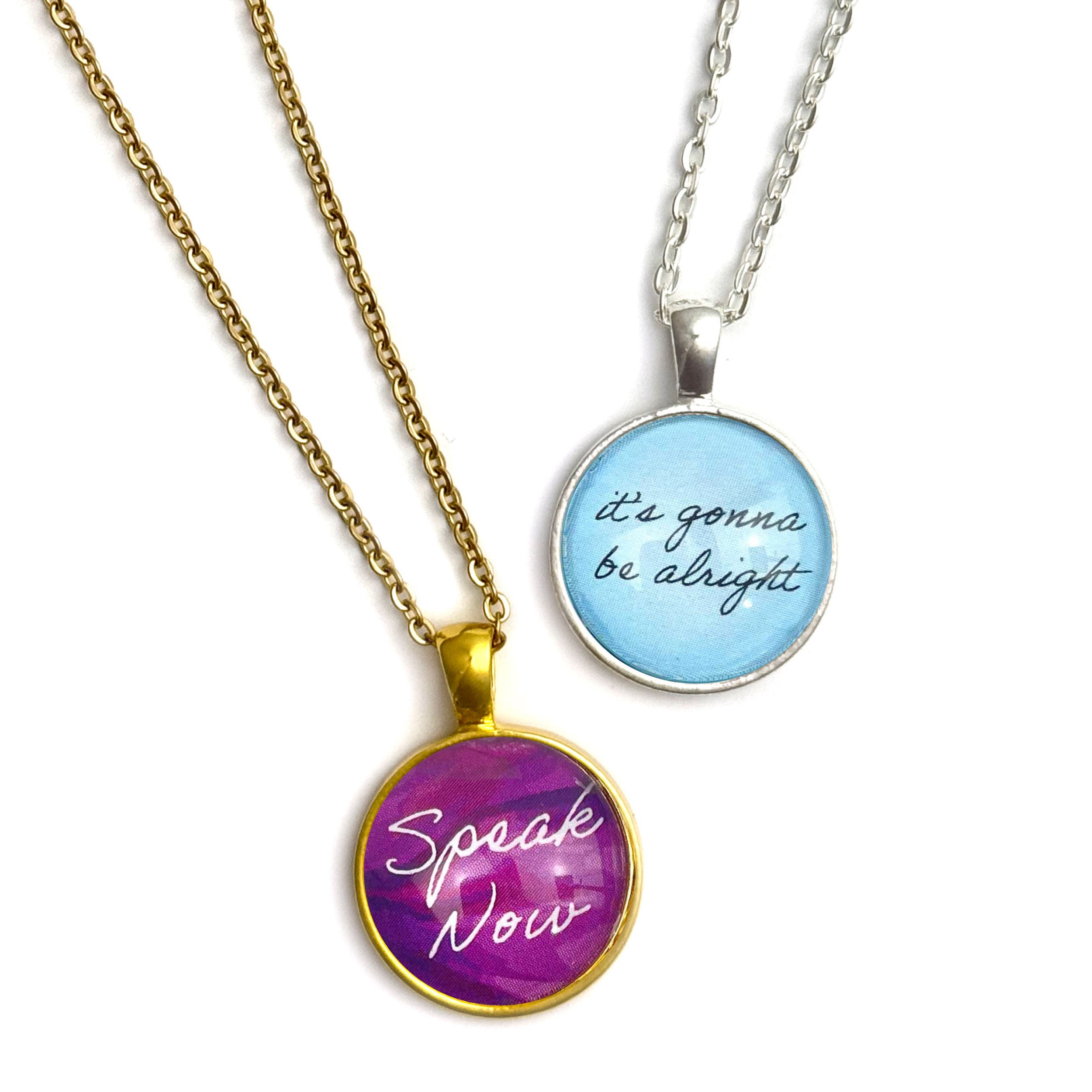 "I Love Taylor" Pendant Necklace – Speak Now, It's Gonna Be Alright