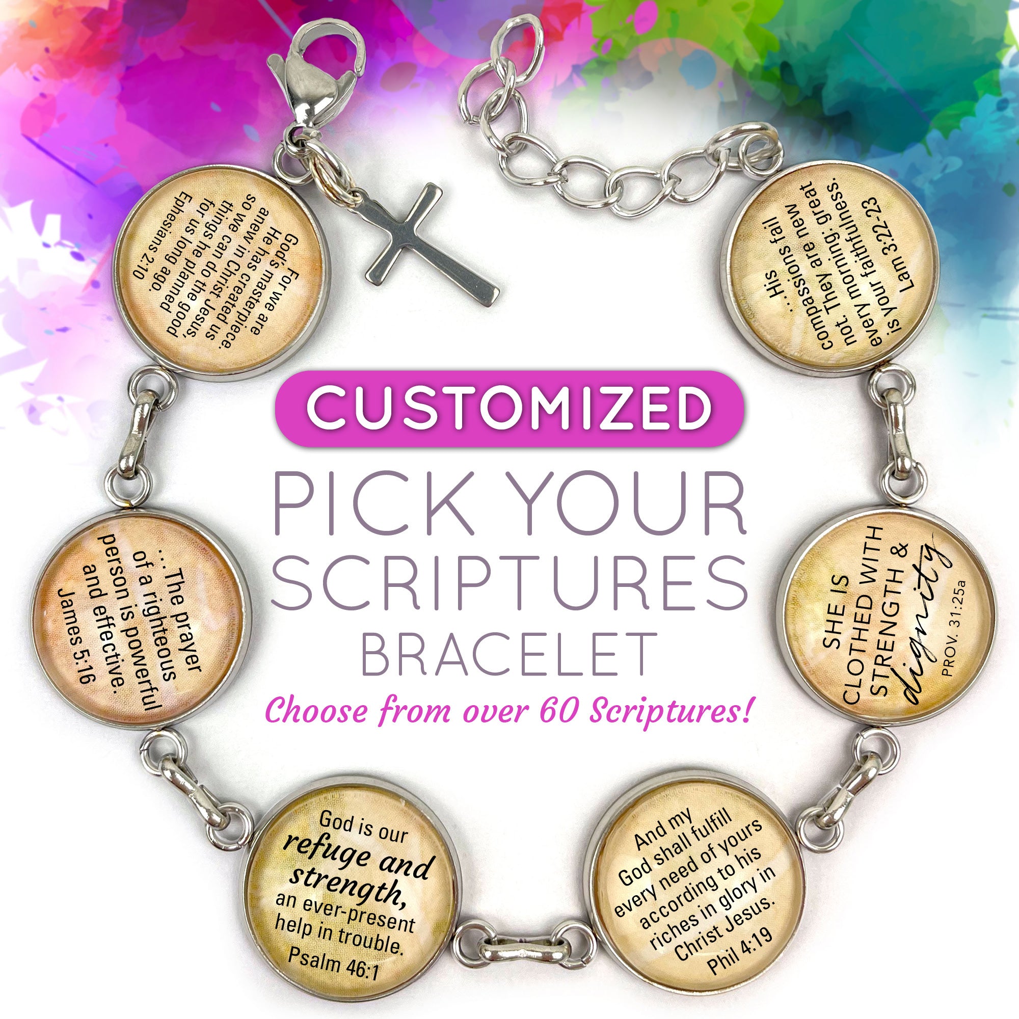 Pick Your Own Scriptures – Customized Bible Verse Bracelet ...