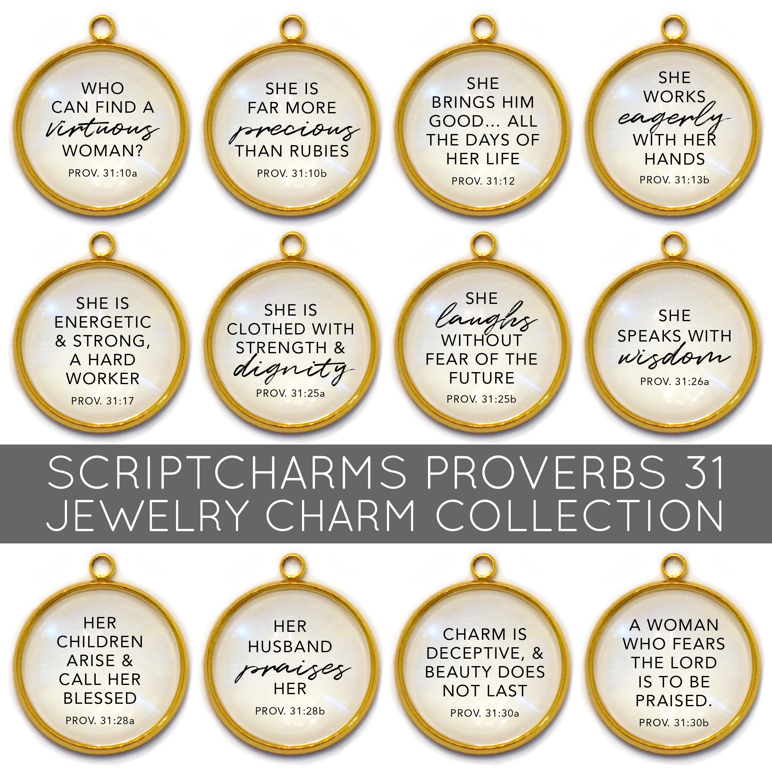 ScriptCharms bulk Scripture Charms