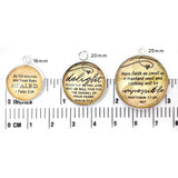 ScriptCharms Christian Charms for Jewelry Making size chart
