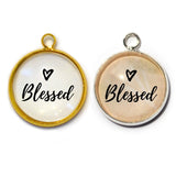 "Blessed" Charms for Jewelry Making