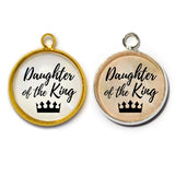"Daughter of the King" Christian Charms for Jewelry Making, Qty. 12 - 100