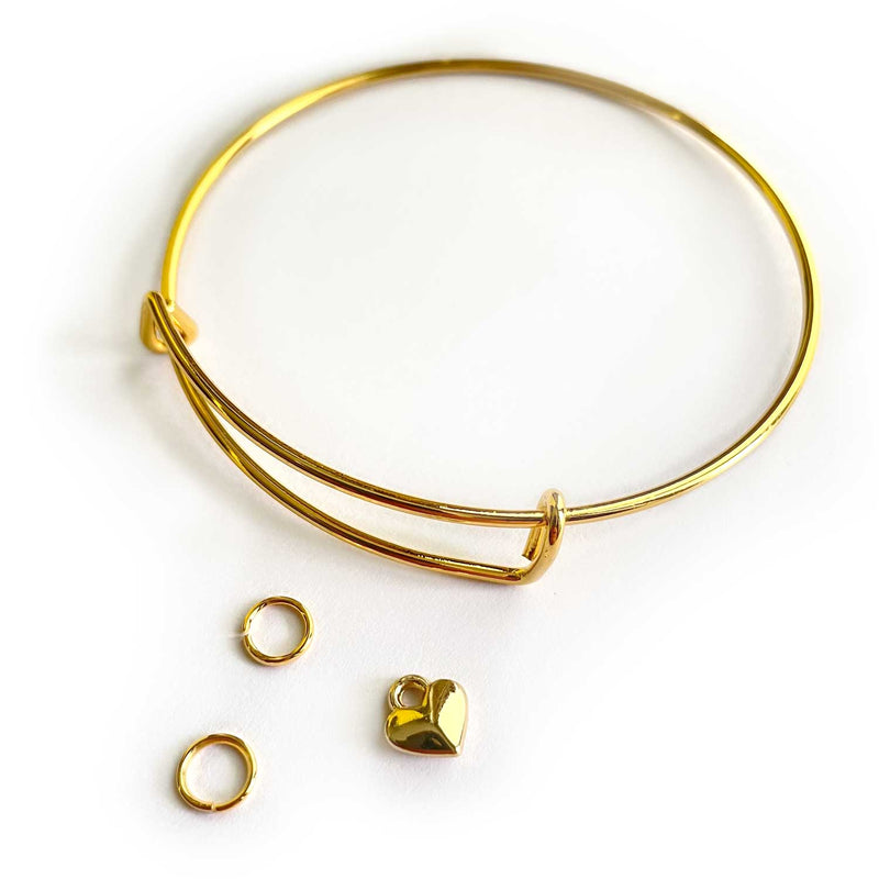 Charm Bangle Bracelet Making Kits – Just Add ScriptCharms Jewelry Making Charms!