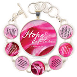 Hope Scriptures Colorful Silver-Plated Necklaces