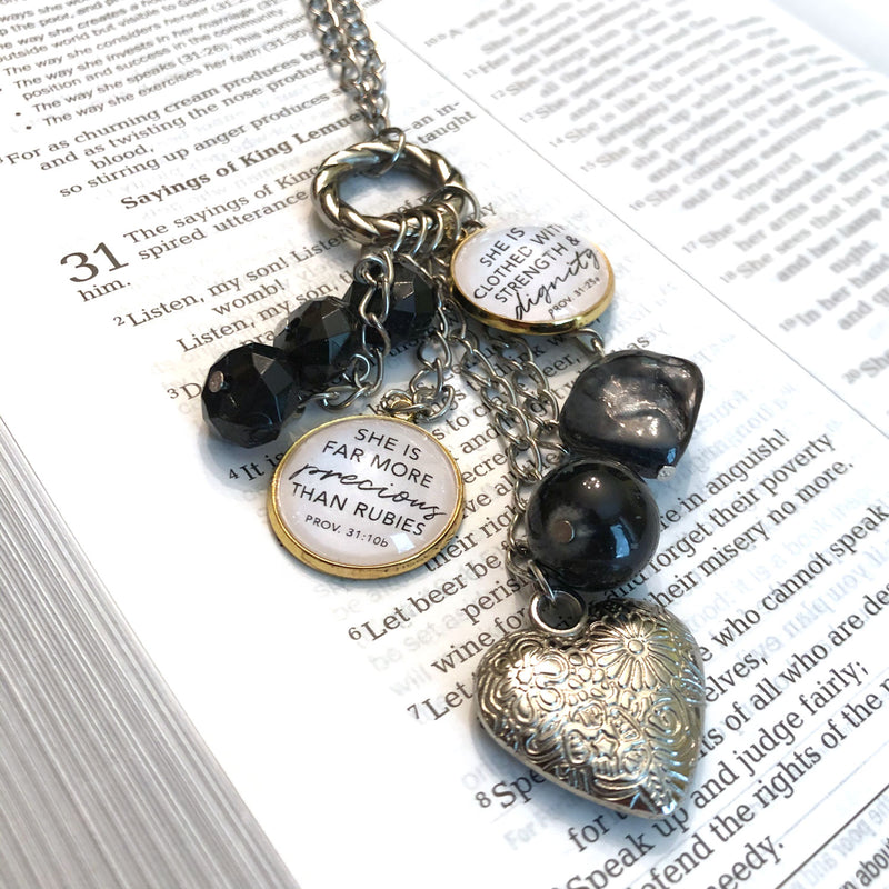 "Delight Yourself in the Lord" Psalm 37:4 Scripture Charm for Jewelry Making, 20mm, Silver, Gold
